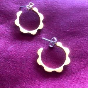14 carat gold hoops